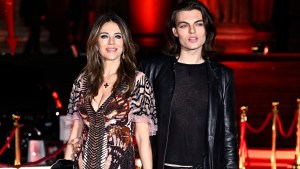 Elizabeth Hurley and son, Damian Hurley