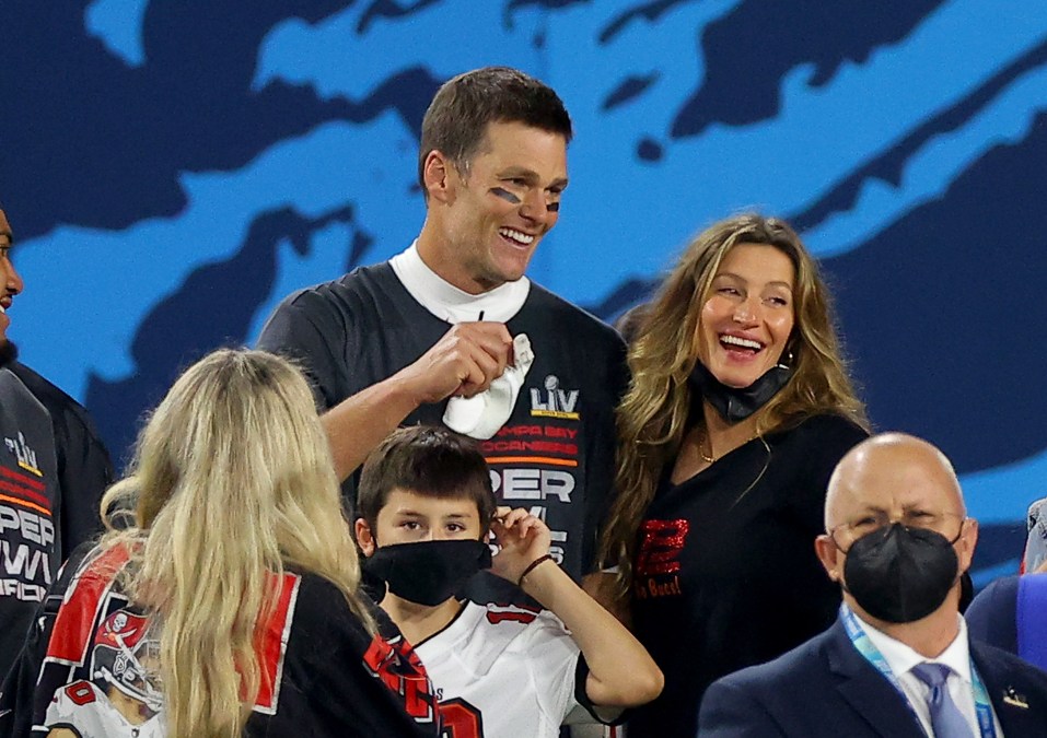 Gisele Bundchen and Tom Brady in 2021