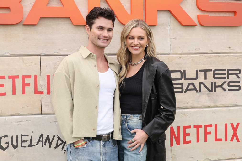 Chase Stokes and Kelsea Ballerini at Netflix Event for "Outer Banks" in 2024