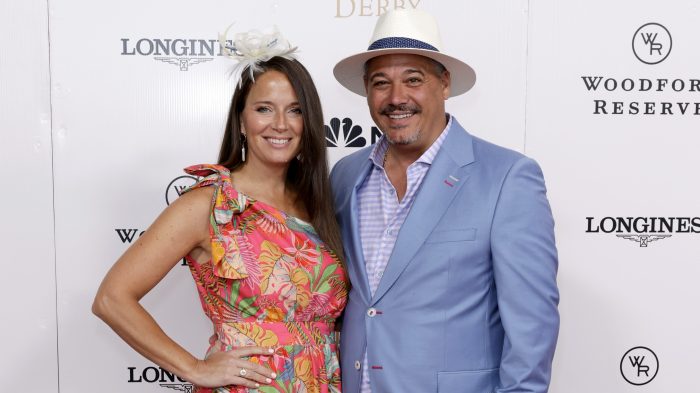 Amber Mariano and Rob Mariano attend Kentucky Derby 151 at Churchill Downs