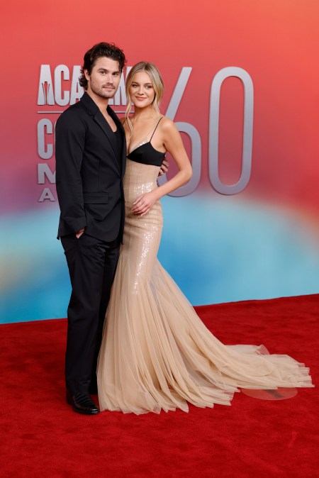 Chase Stokes and Kelsea Ballerini at ACM Awards in 2025