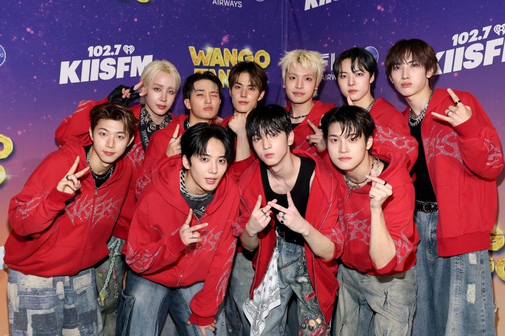 xikers (Hyunwoo, Hunter, Sumin, Minjae, Jinsik, Yujun, Yechan, Junmin, Junghoon, and Seeun) at iHeartRadio's Wango Tango 2025