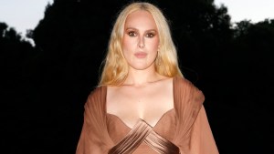 Rumer Willis staring