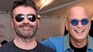 Simon Cowell and Howie Mandel