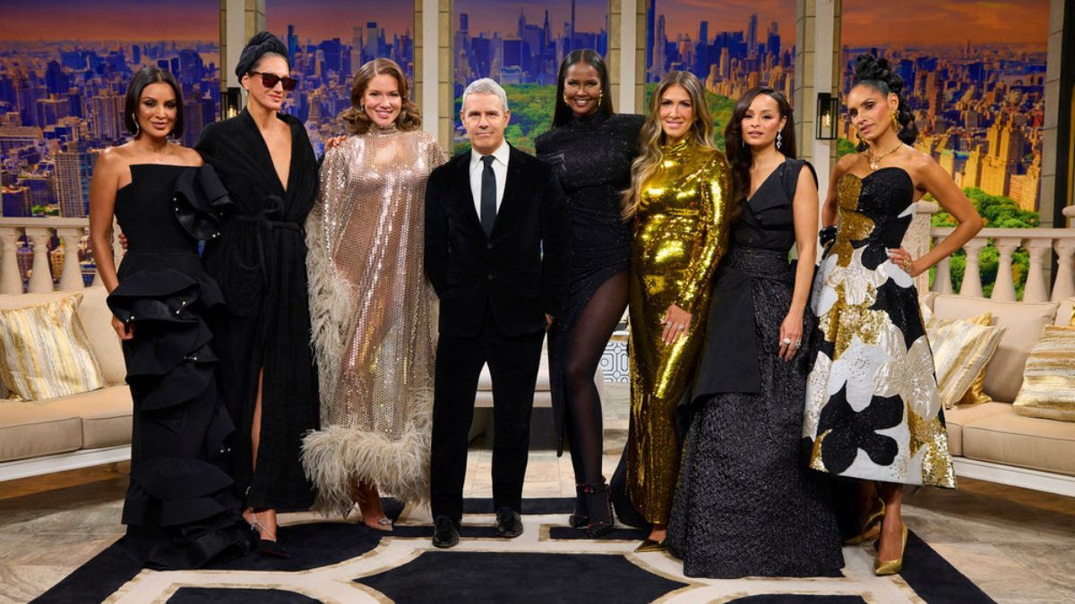 RHONY cast with Andy Cohen