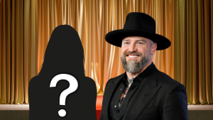 Zac Brown and mystery woman posing together
