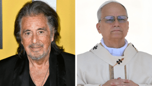 Al Pacino and Pope Leo XIV