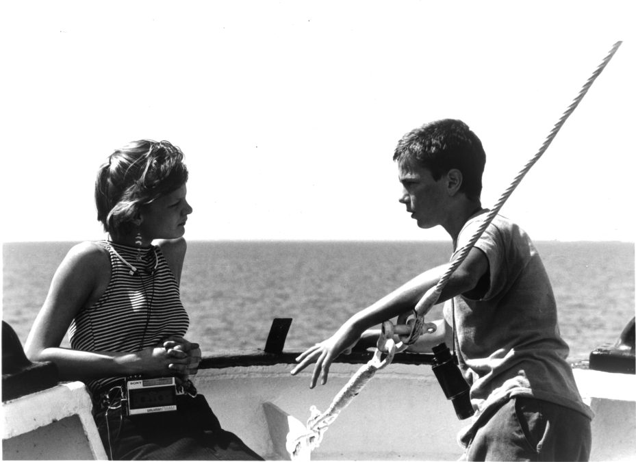 Martha Plimpton and River Phoenix