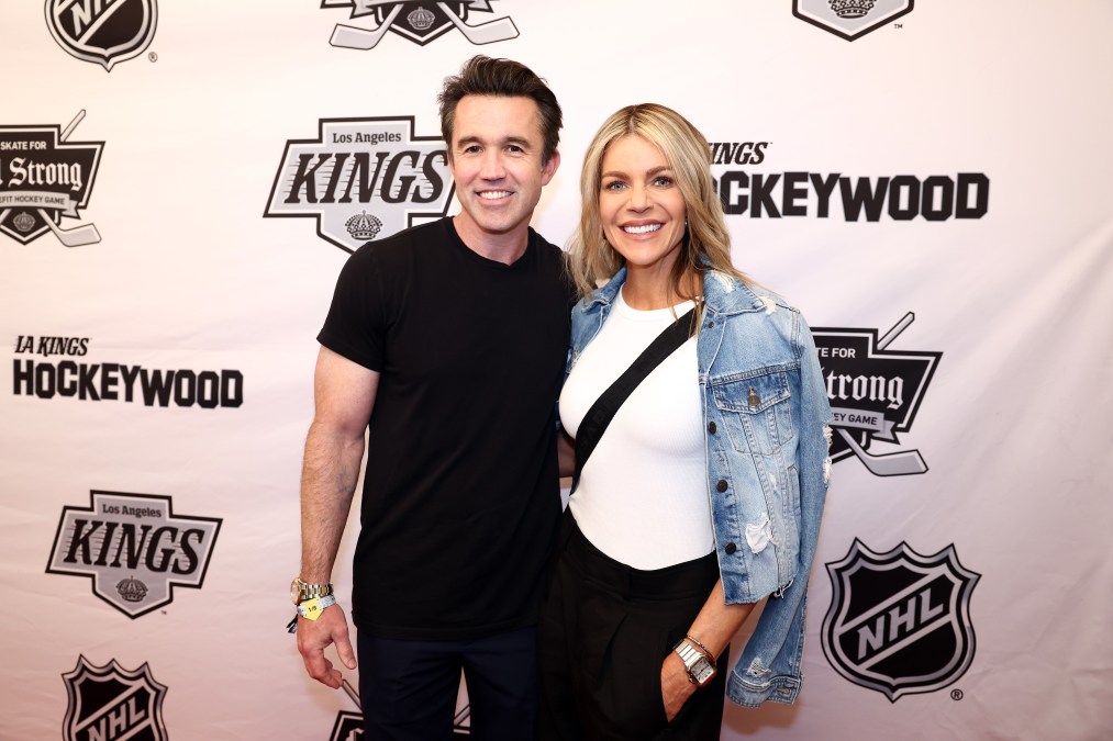 Rob McElhenney and Kaitlin Olson