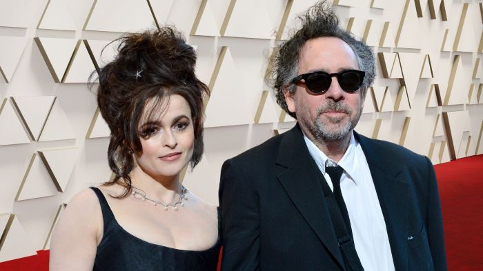 Helena Bonham Carter and Tim Burton