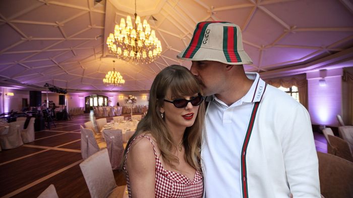 Taylor Swift and Travis Kelce