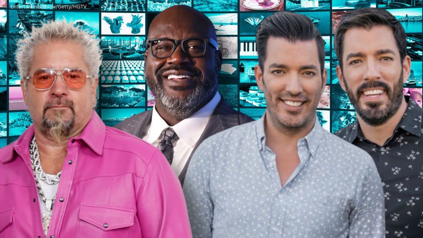 Guy Fieri, Shaquille O'Neal, Jonathan Scott, Drew Scott