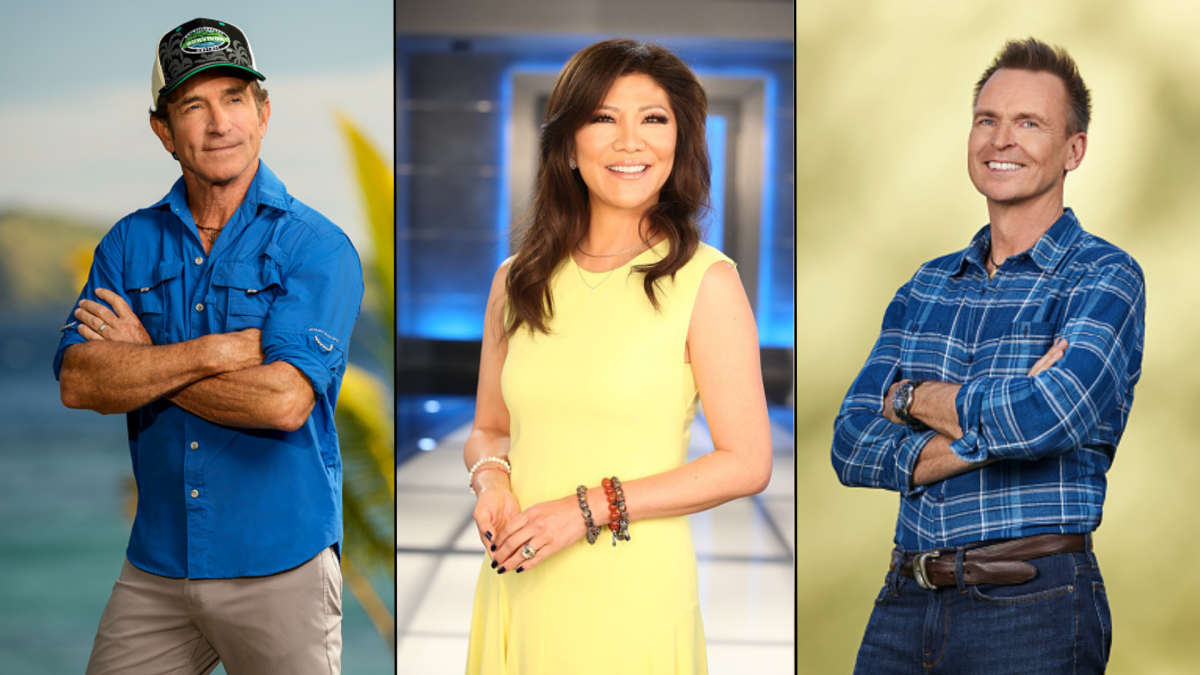 Jeff Probst, Julie Chen Moonves and Phil Keoghan