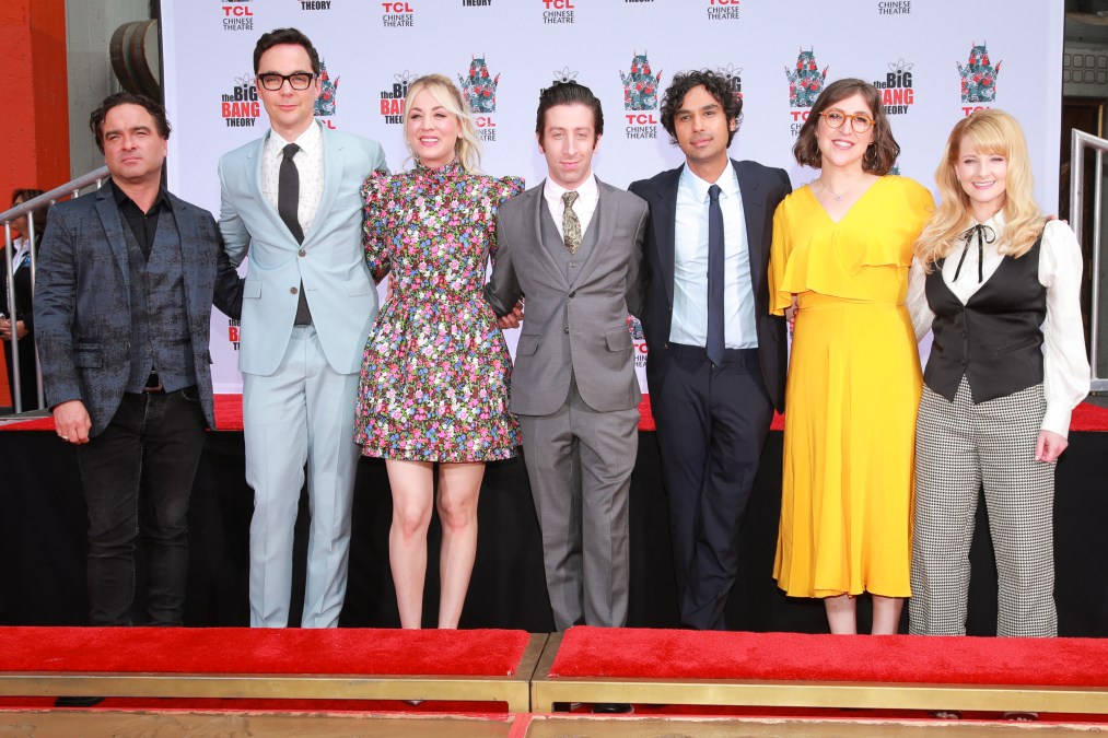 The cast of Big Bang Theory