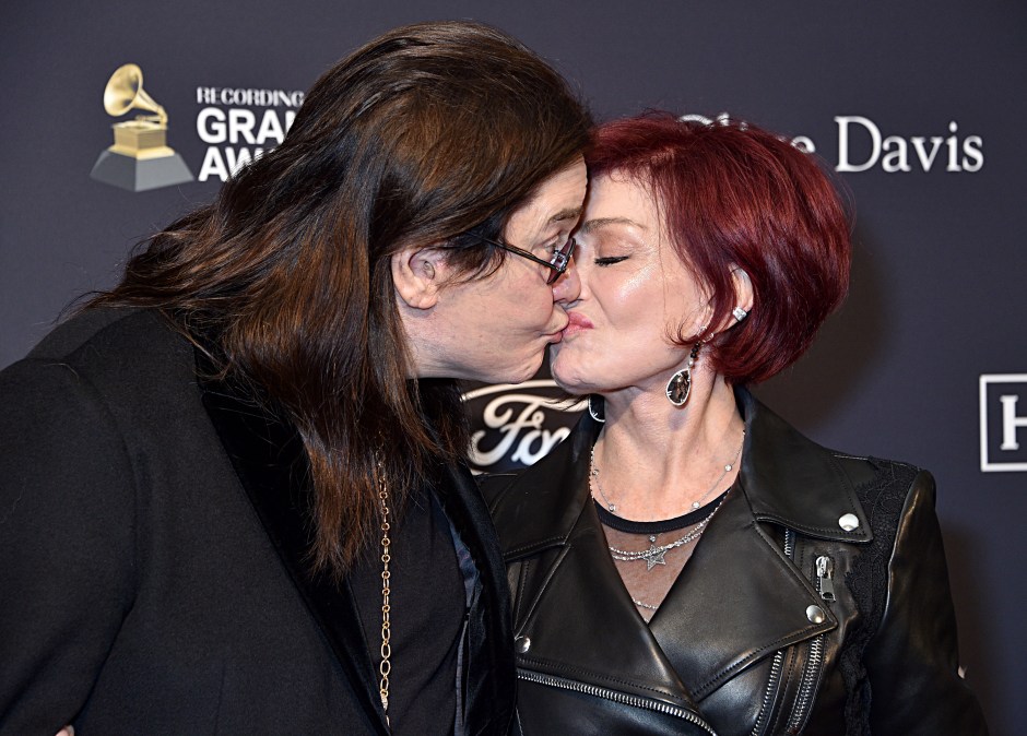 Ozzy Osbourne and Sharon Osbourne 