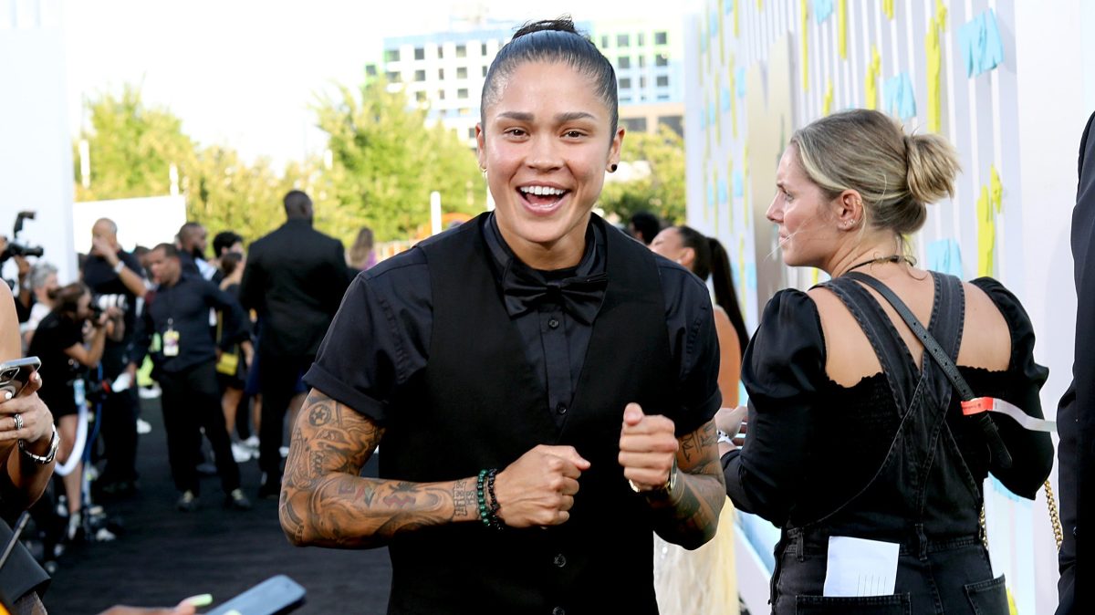 Kaycee Clark at the 2022 MTV VMAs
