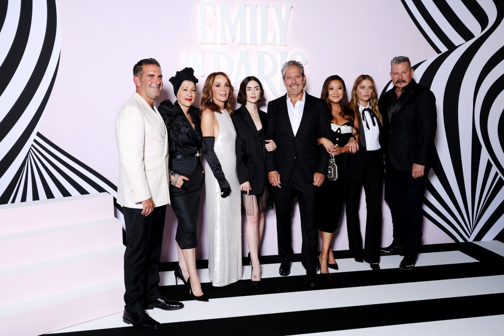 Cast of "Emily In Paris" Netflix