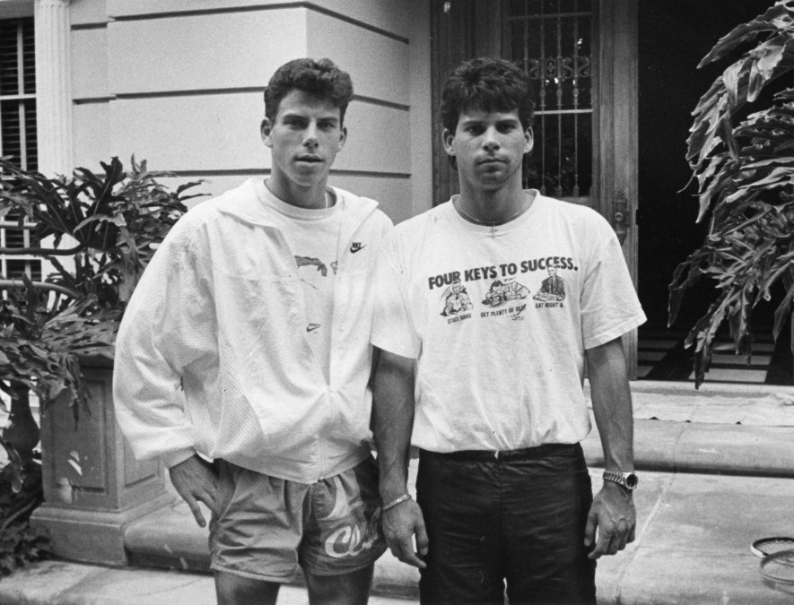 Erik Menendez and brother Lyle