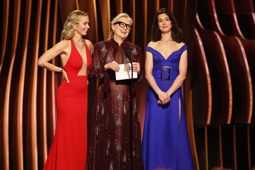 Emily Blunt, Meryl Streep and Anne Hathaway 