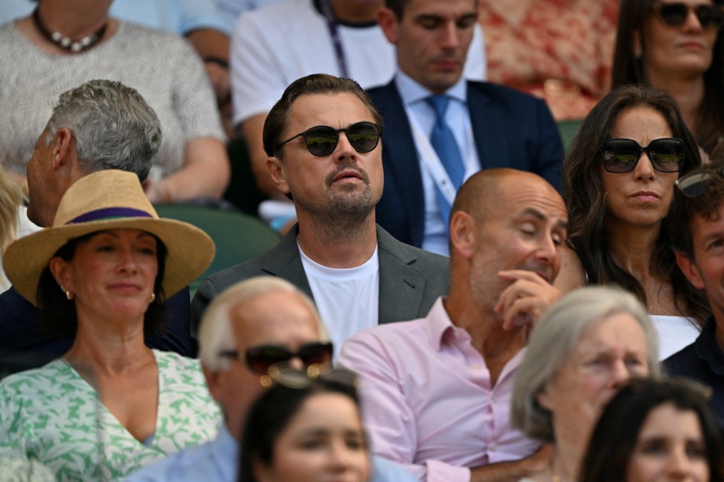 US actor Leonardo Di Caprio in London