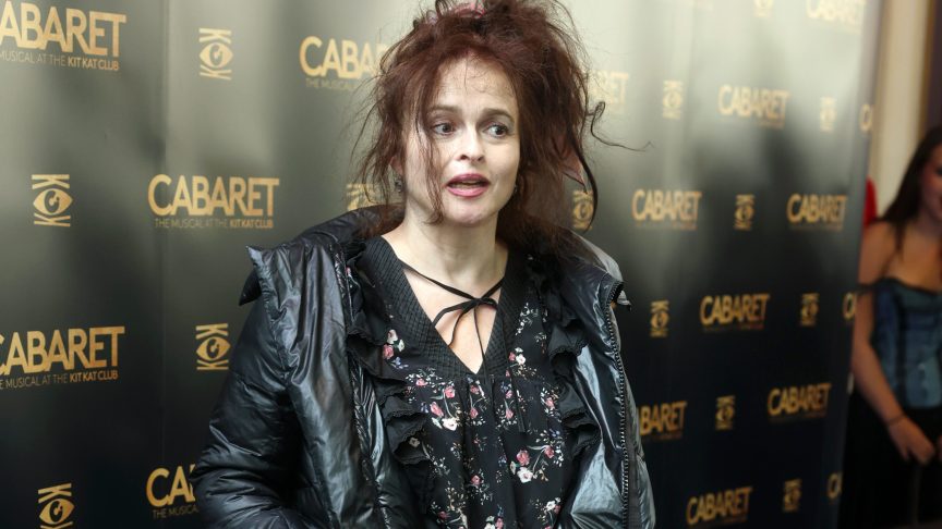 Helena Bonham Carter at the The Kit Kat Club for the "Cabaret" 1500th Gala Performance