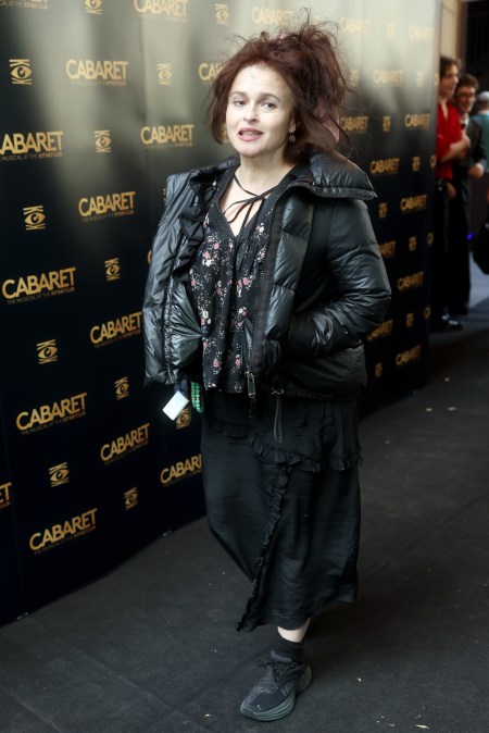 Helena Bonham Carter attends the "Cabaret" 1500th Gala Performance at The Kit Kat Club 