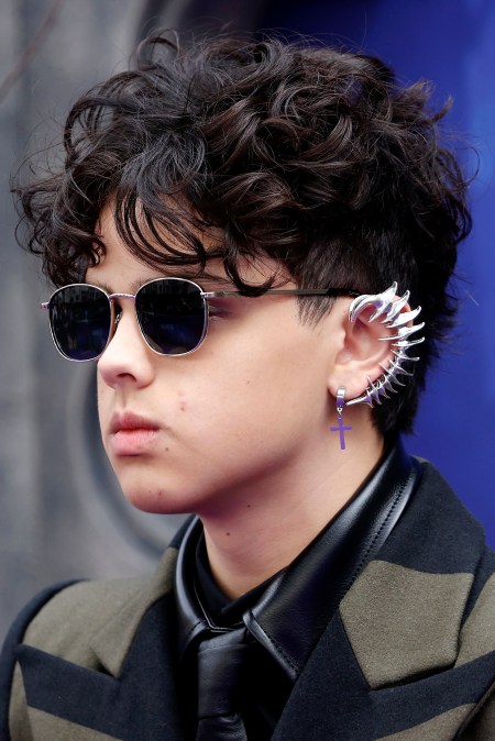 Isaac Ordonez attends the "Wednesday" Season 2, Part 1 Global Premiere in 2025