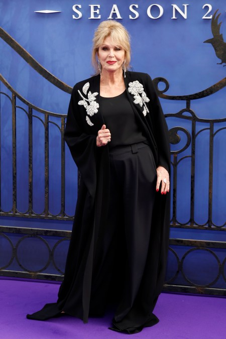Joanna Lumley attends the "Wednesday" Season 2, Part 1 Global Premiere in 2025