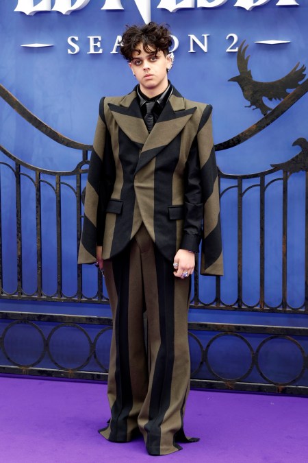 Isaac Ordonez attends the "Wednesday" Season 2, Part 1 Global Premiere in 2025