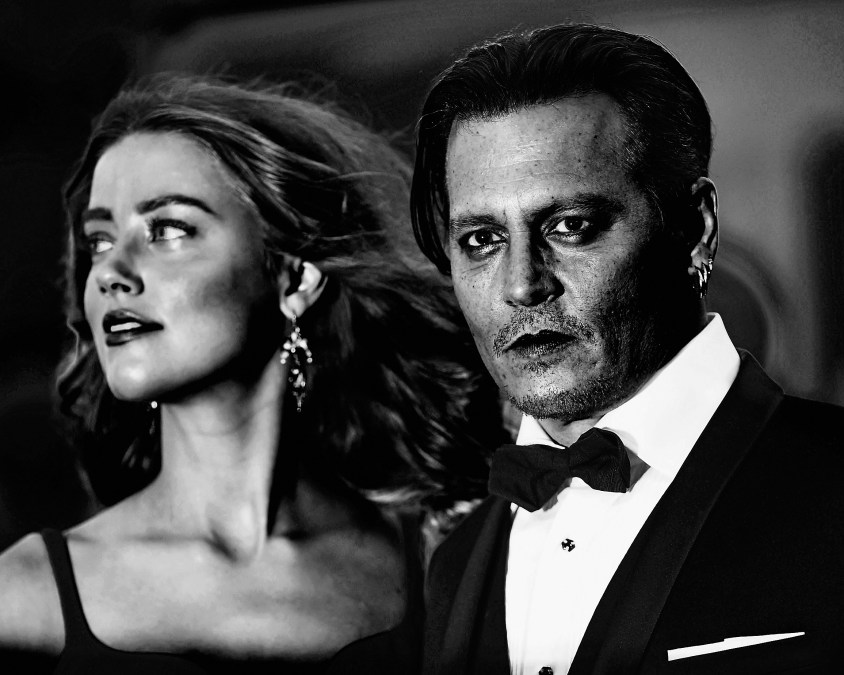 Amber Heard and Johnny Depp 