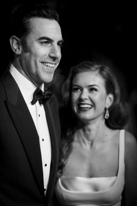 Sacha Baron Cohen and Isla Fisher
