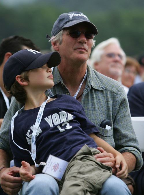Movie star Richard Gere and son Homer