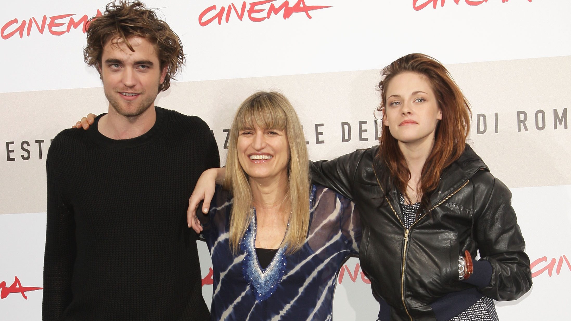 Robert Pattinson, Catherine Hardwicke and Kristen Stewart
