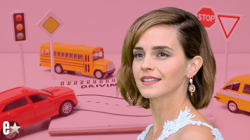 Emma Watson driving