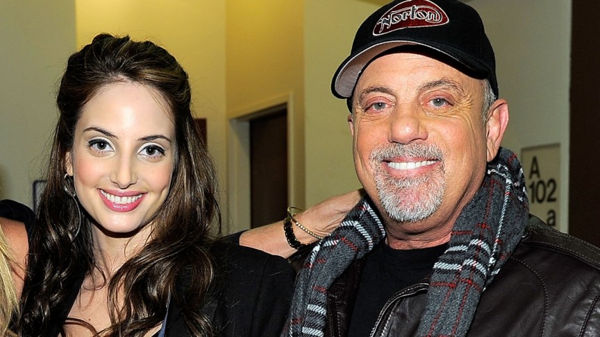 Alexa Ray Joel and Billy Joel smiling