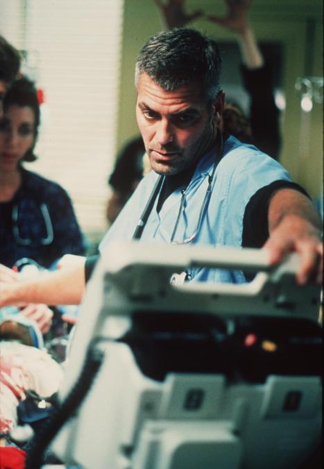1999 George Clooney stars in the latest season of "ER."