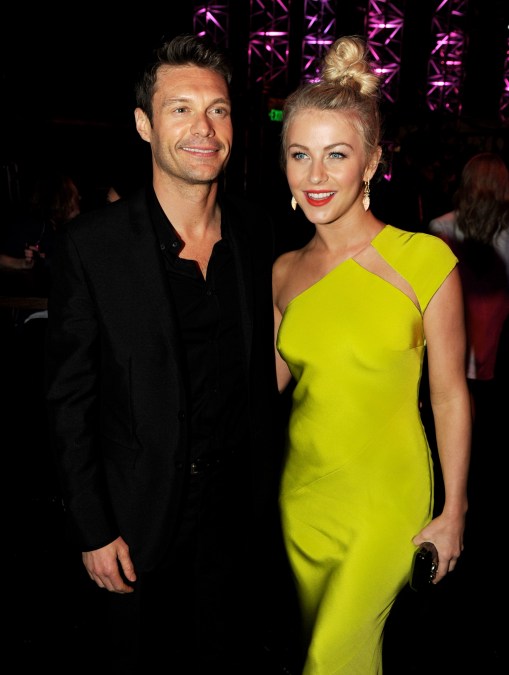 Ryan Seacrest and Julianne Hough