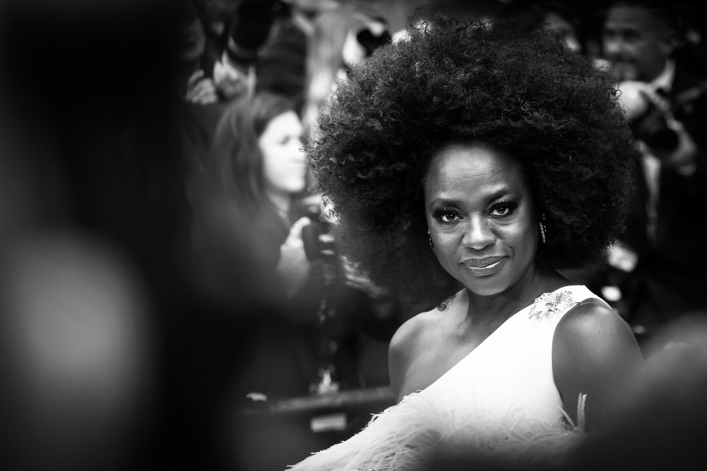 Viola Davis attends the "Monster" red carpet during the 76th annual Cannes film festival 