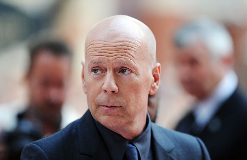 Bruce Willis attends the European Premiere of 'Red 2'