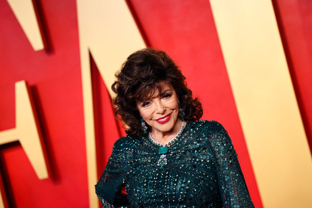 Actress Joan Collins 