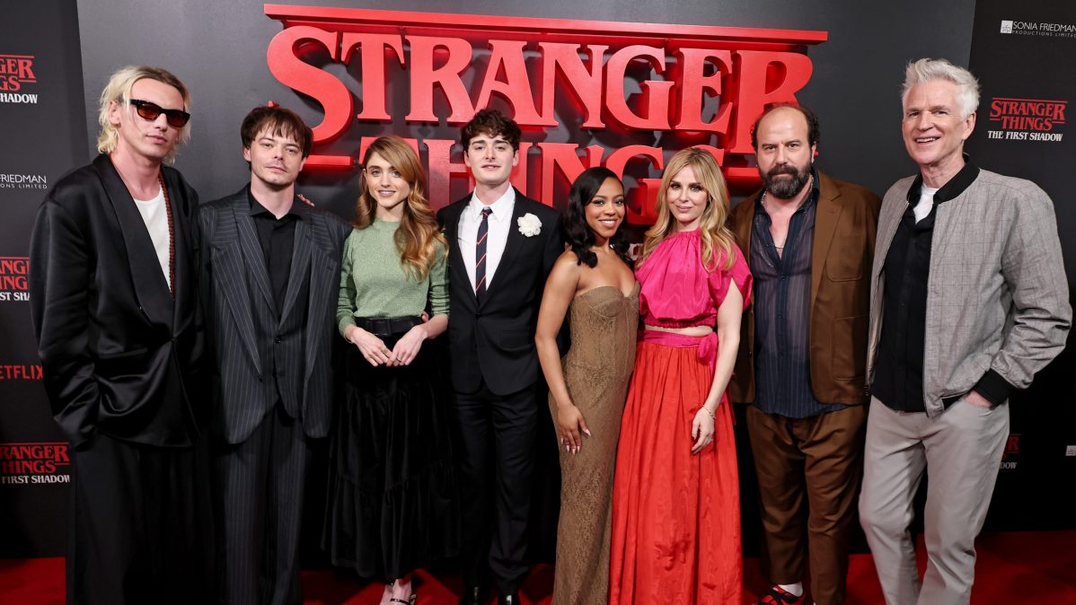Some of the "Stranger Things" Cast