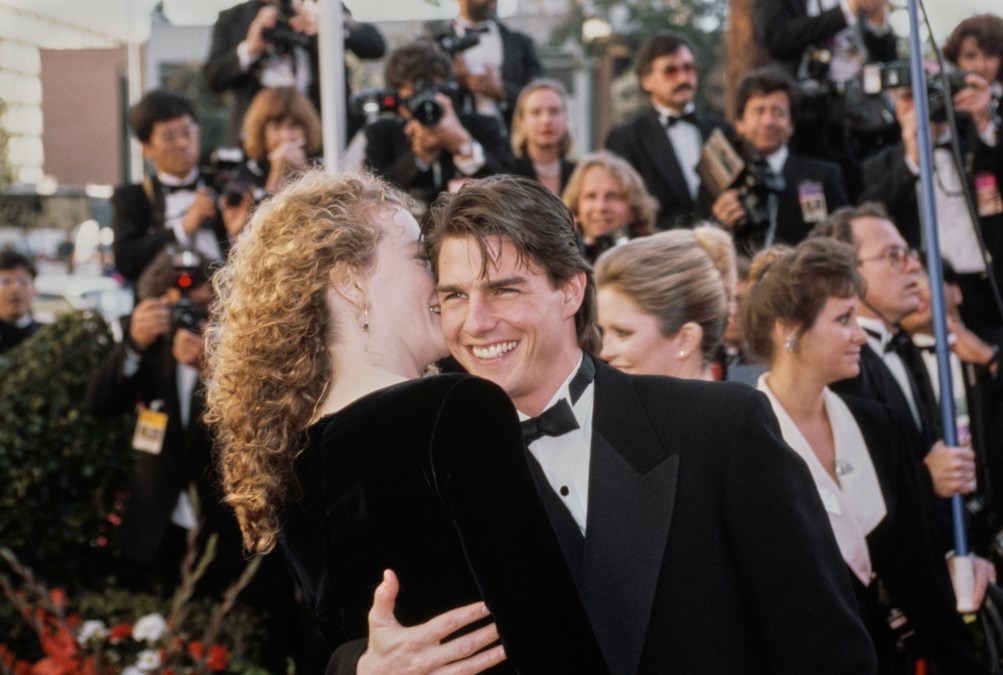 Australian and American actress Nicole Kidman and Tom Cruise