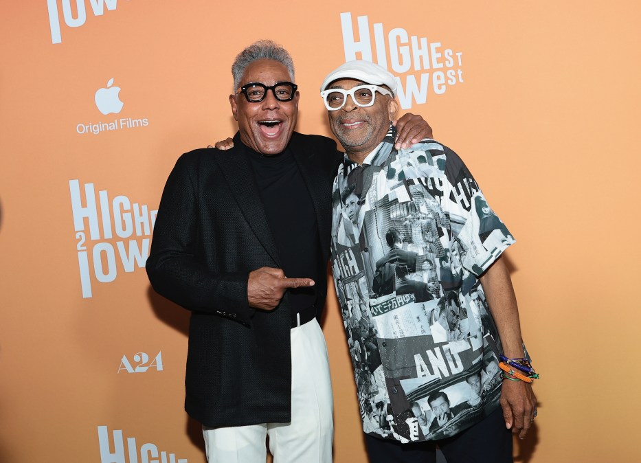 Giancarlo Esposito and Spike Lee