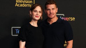 Emily Deschanel and David Boreanaz
