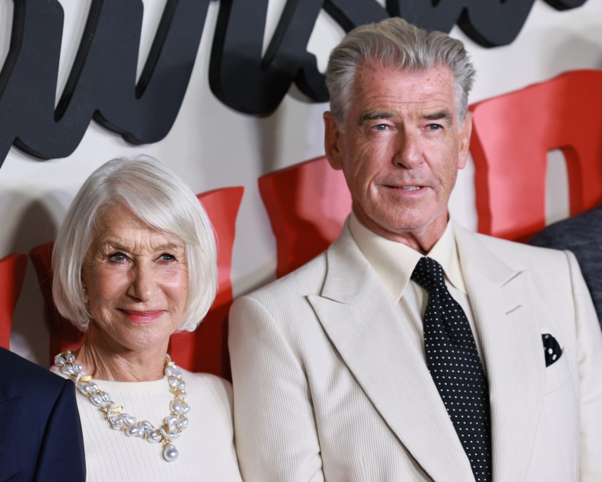 Helen Mirren and Pierce Brosnan 