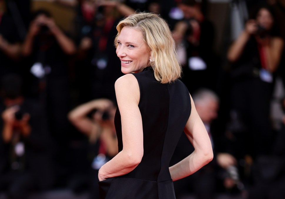 Cate Blanchett attends the "La Grazia" red carpet
