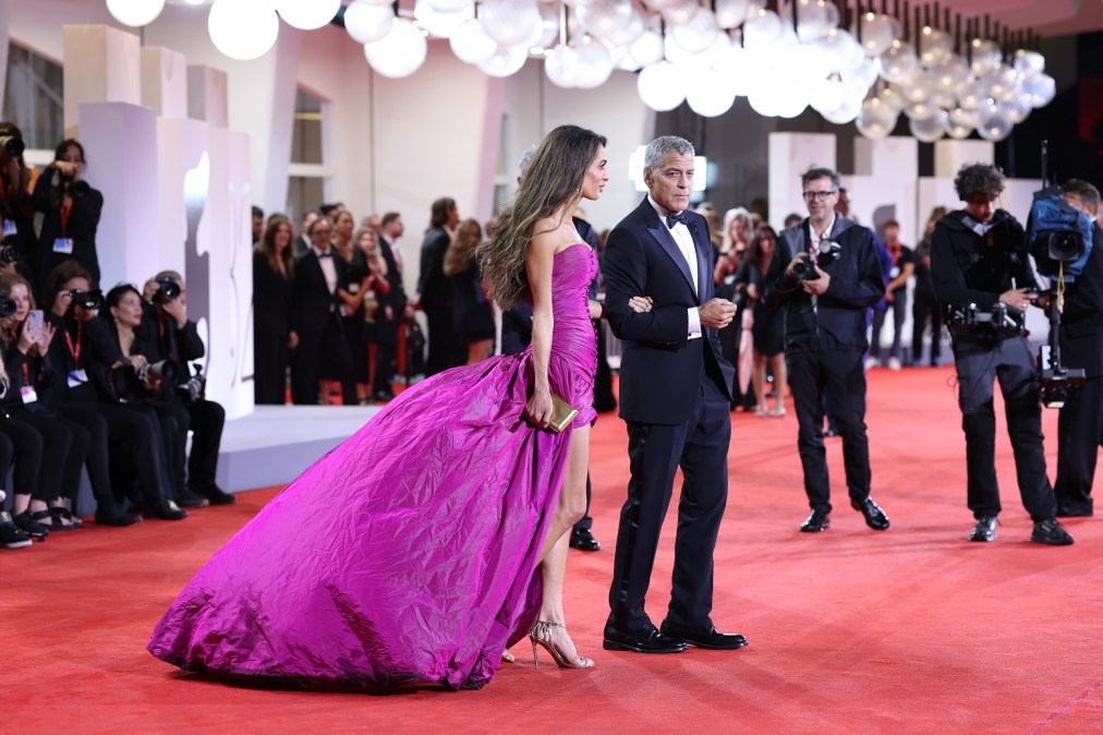 Amal Clooney and George Clooney a