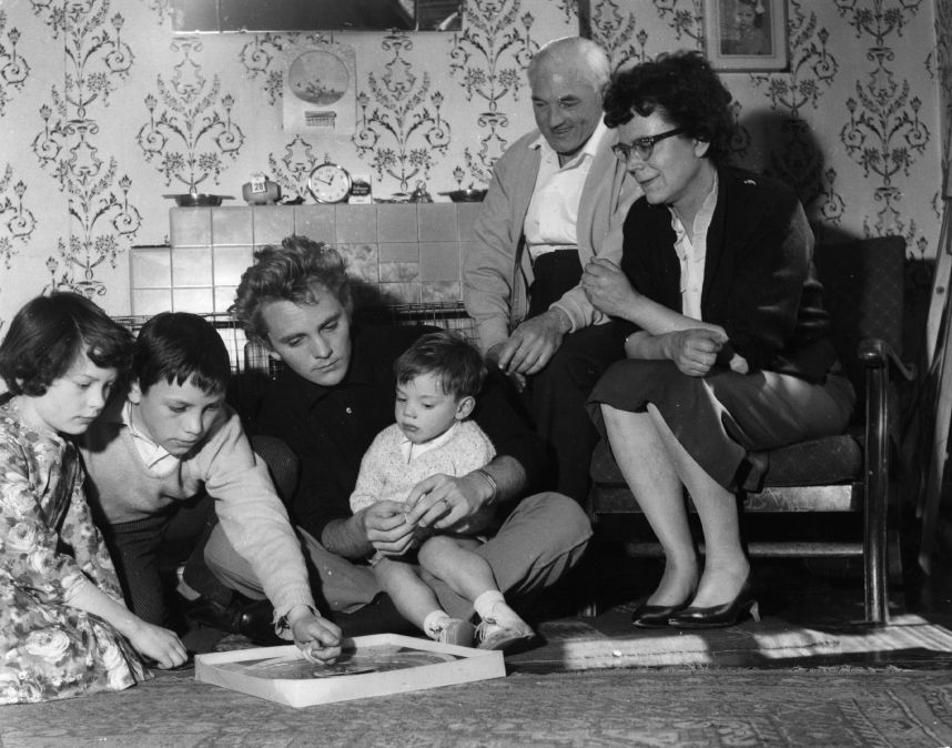 Newly discovered British actor Terence Stamp