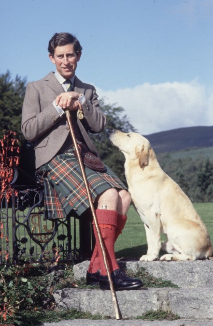 Prince Charles at Balmoral Castle