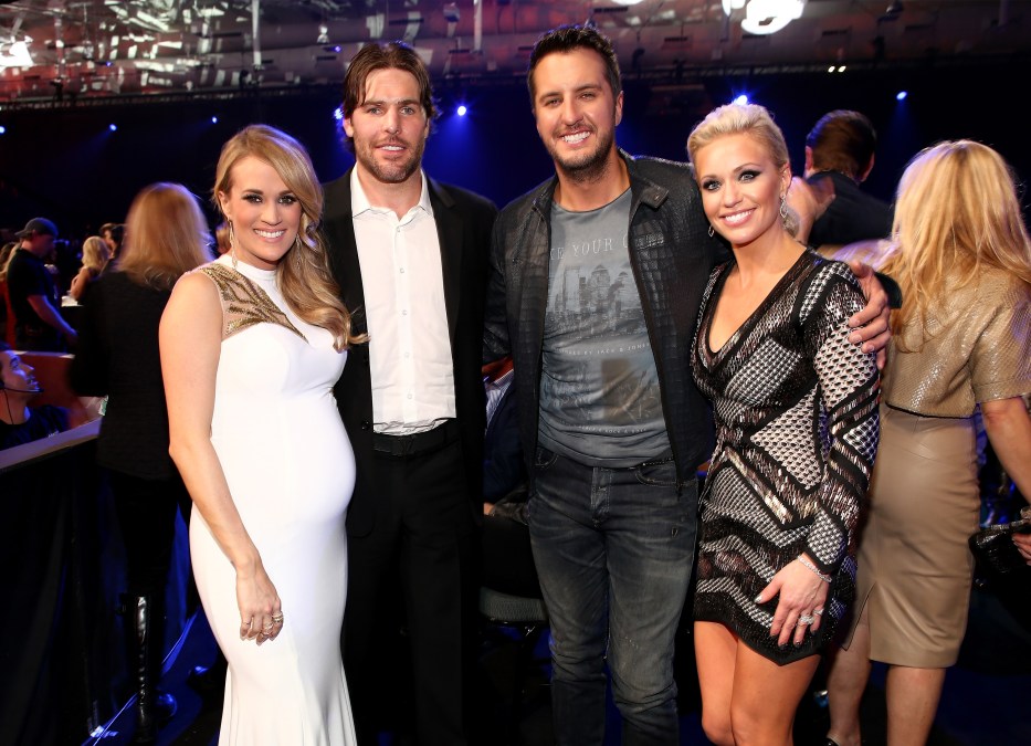 Luke Bryan, Carrie Underwood, and their spouses.